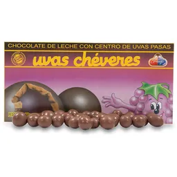 Uvas Cheveres Chocolate con Leche con Centro de Uvas Pasas
