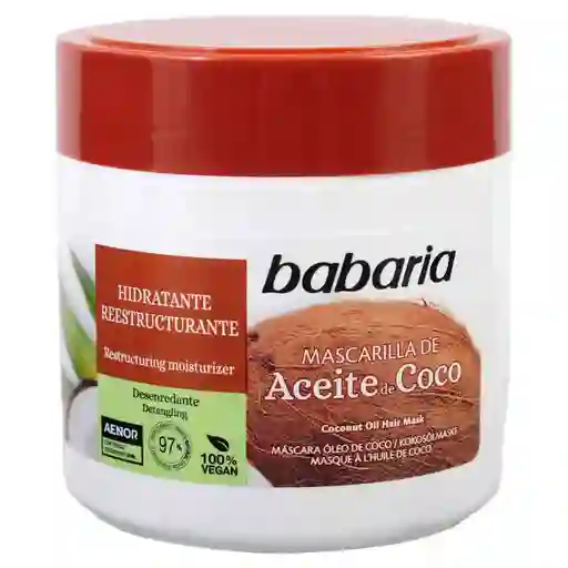 Babaria Mascarilla de Aceite de Coco