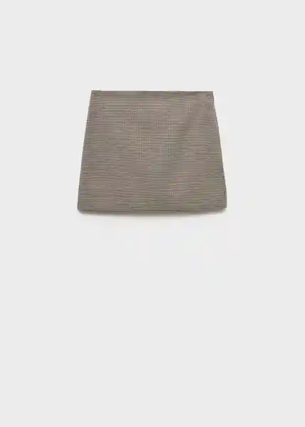 Falda Charlott Marrón Talla M Mujer Mango