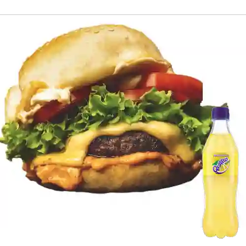 Combo Hamburguesa Especial + Quatro 400Ml