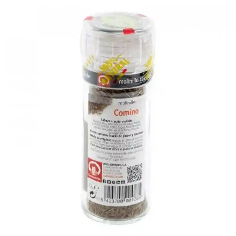 Molinillo Comino Carmencita 42 g café Sku 193304. Sku 8413700004285