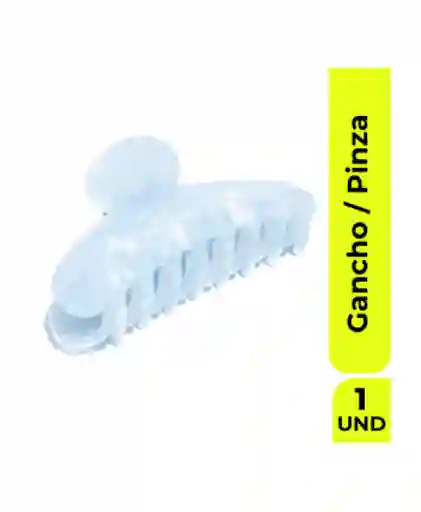 Neon Clip Perlado Azul Gancho Pinza
