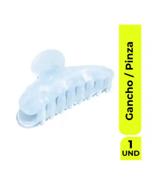 Neon Clip Perlado Azul Gancho Pinza