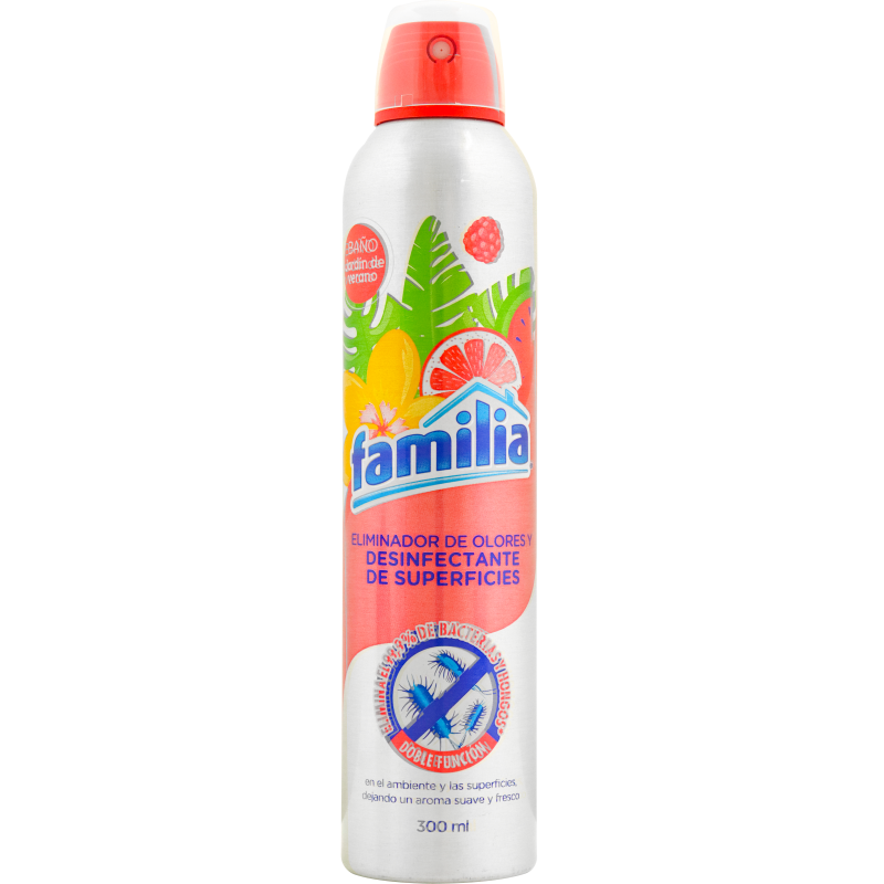 Familia Eliminador de Olores Baño Jardín de Verano 300 ml
