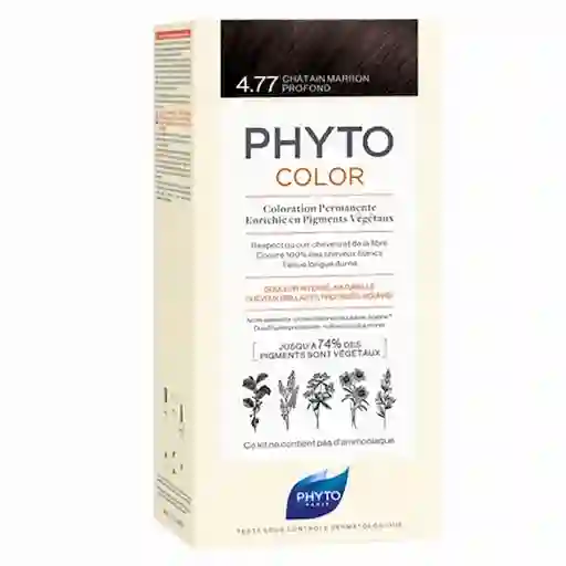 Phyto Coloración Capilar Intense Phytocolor Chestnut Brown 4.77