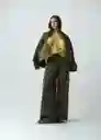 Saco Tejido Mujer Verde Tilo Medio Talla L 482G082 Naf Naf