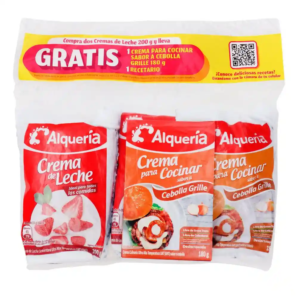 Of 2 Cremas Gts Cr Cebolla Alqueria