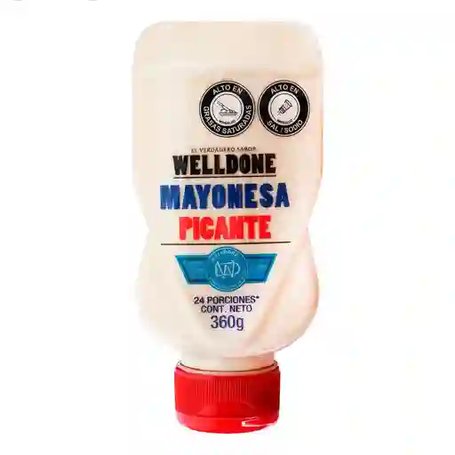 Mayonesa Welldone Picante (360 Gr)