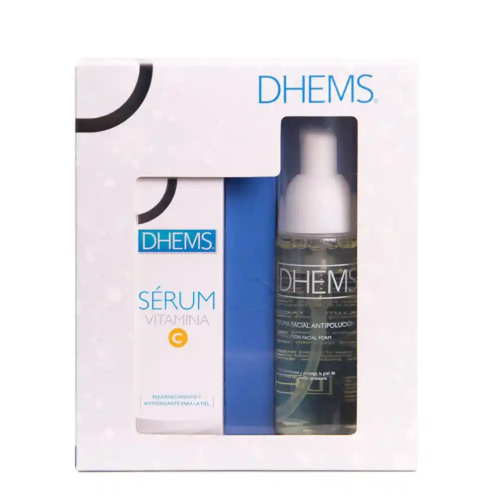 Dhems Kit de Sérum Vitamina C + Espuma Facial Antipolución