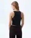 Camiseta Mujer Negro Talla M 609f016 Americanino