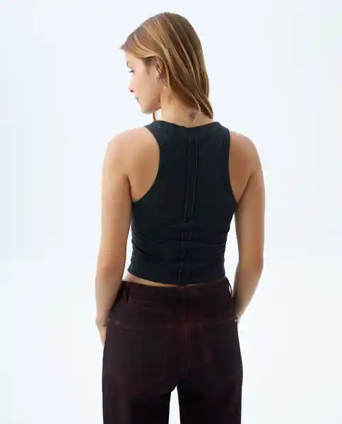 Camiseta Mujer Negro Talla M 609f016 Americanino