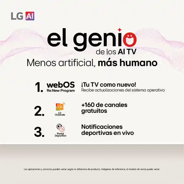 Lg Televisor Led Uhd-4K Smart tv 60Ua7500Psa. Awc 60