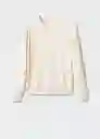 Jersey Lotus Offwhite Talla L Hombre Mango