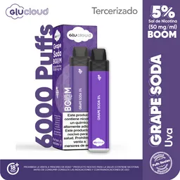 Glucloud Vape Grape Soda Boom / 6000 Puff