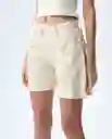 Short Mujer Crudo Talla 10 651G000_CRU110606 Americanino
