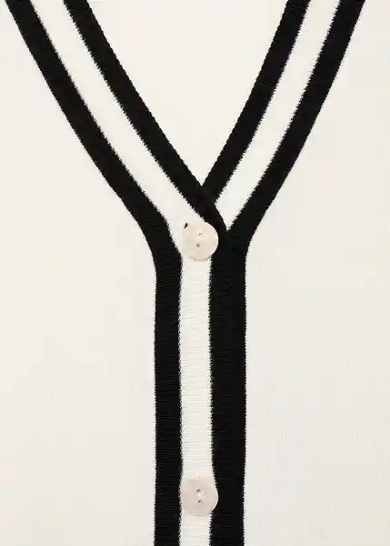 Cárdigan Lucco Crudo Talla M Mujer Mango