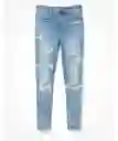 Jean Jegging Mujer Crop Azul Talla 00 Regular American Eagle