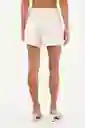Short Nómada Blanco Talla 02 M