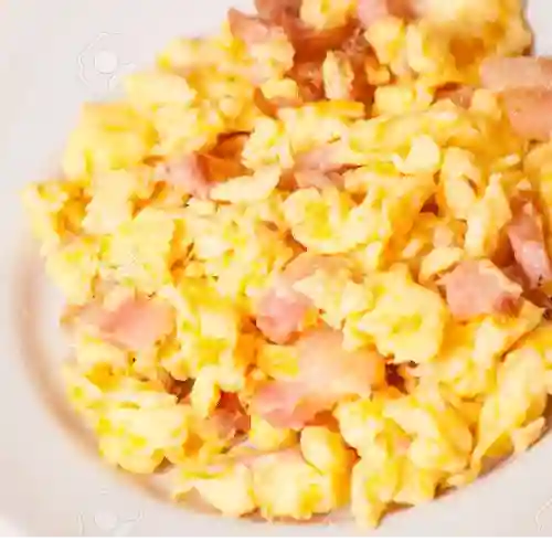 Huevos con Jamón y Patacones