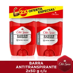 Old Spice Sudor Defense Seco Seco Barra Desodorante 100 g X 2