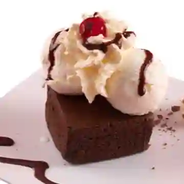 Brownie con Helado