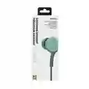 Miniso Audifonos de Cable de Alta Fidelidad Modelo Verde 8474