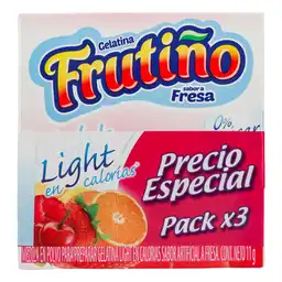 Frutiño Gelatina en Polvo Light Sabores Surtidos 