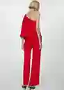 Enterizo Dedal-A Rojo Talla S Mujer Mango