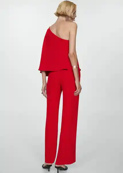 Enterizo Dedal-A Rojo Talla S Mujer Mango