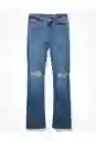 Jean 90s Azul Talla 10 Regular Mujer American Eagle