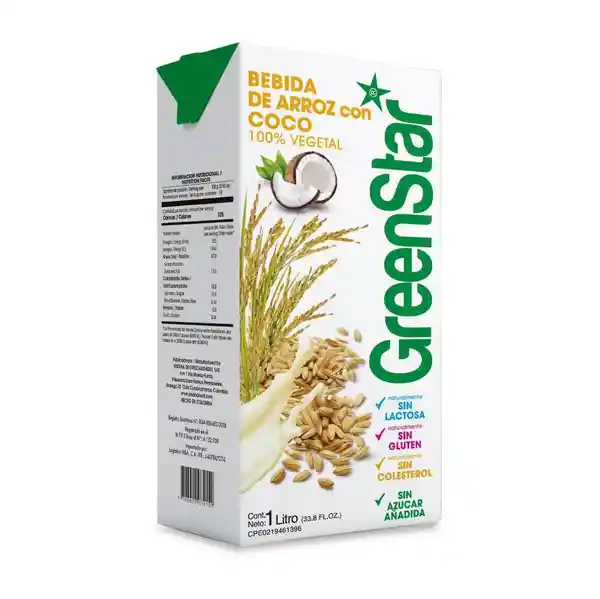 Greenstar Bebida de Arroz/Coco