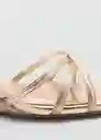 Zapatos Sibi Oro Talla 38 Mujer Mango