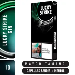 Cigarrillo Lucky Strike Gin 10´S