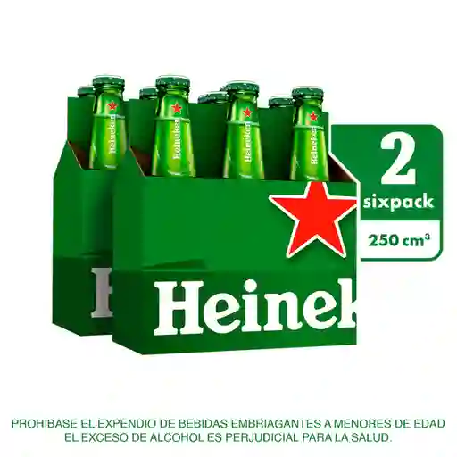 2 x Heineken Botella