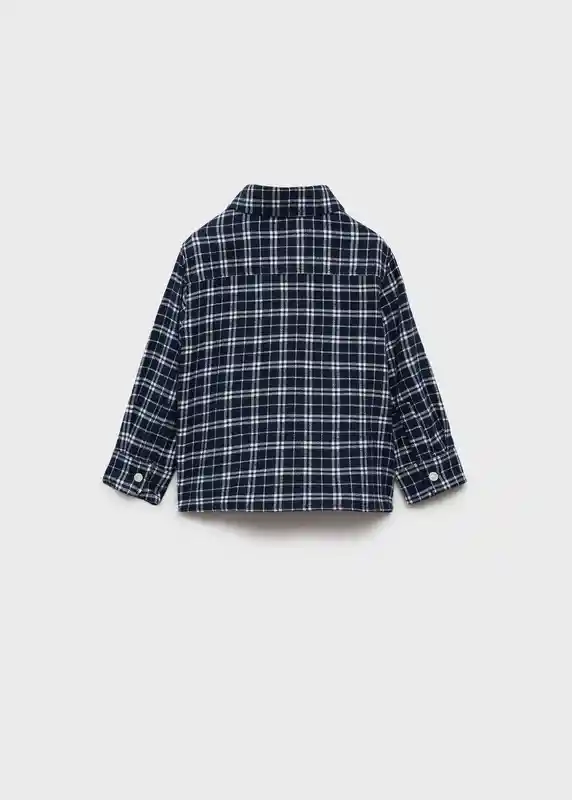 Camisa Formigal Navy Talla 69 Niños Mango