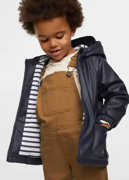 Parka Rain3 Navy Talla 70 Niños Mango