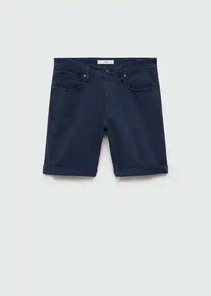 Bermuda Nepto Indigo Talla 38 Hombre Mango