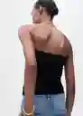 Top Julito Negro Talla S Mujer Mango