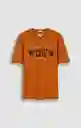 Camiseta Hombre Café Talla S 842G001_CAF181154 Americanino
