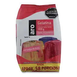 Aro Gelatina Polvo Limón Azucarada