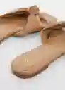 Sandalias Moni Camel Talla 36 Mujer Mango