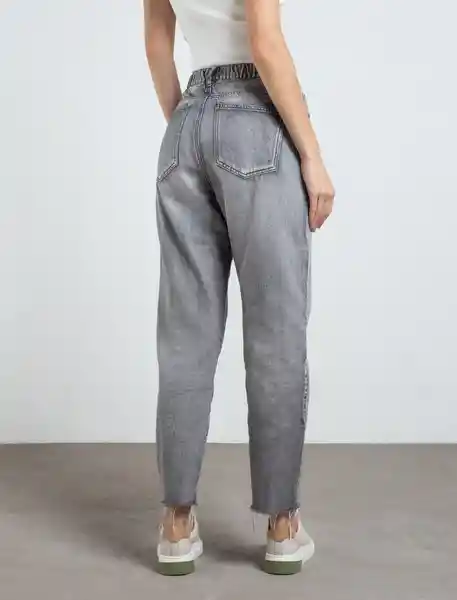 Jean Perry Mujer Gris Puro Claro Talla 8 Naf Naf