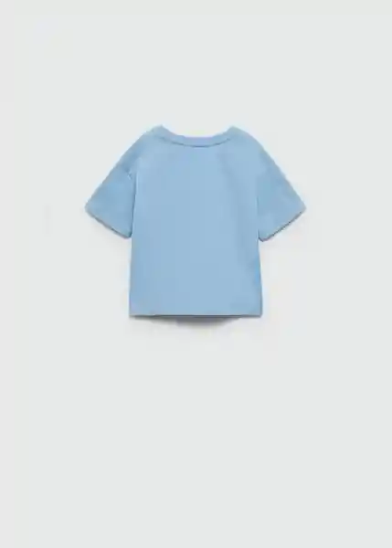 Camiseta Small Azul Talla 67 Niños Mango