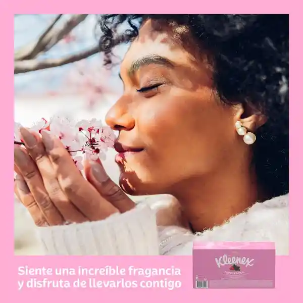 Pañuelos Faciales Kleenex Aromas Frutos Rojos 80 Und