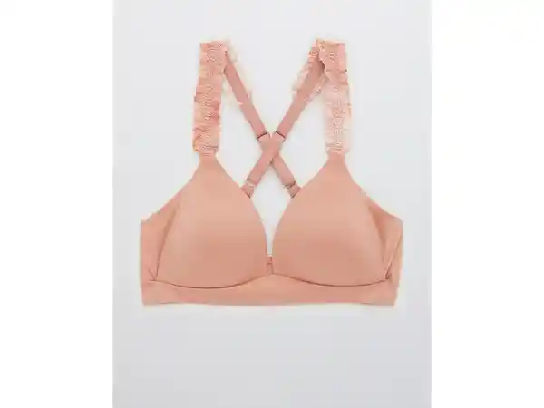 American Eagle Brasier Aerie Sunnie Color Rosa Boom Talla 36 C