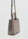 Bolso G Pedra Taupe Talla 99 Mujer Mango