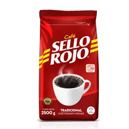 Sello Rojo Café Tostado y Molido Tradicional 