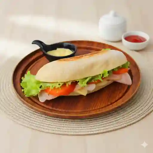 Sandwich de lomo de cerdo