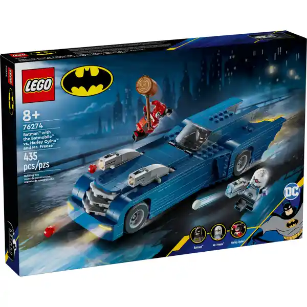 Set Construcción Batman vs. Harley Quinn y mr. Freeze Lego