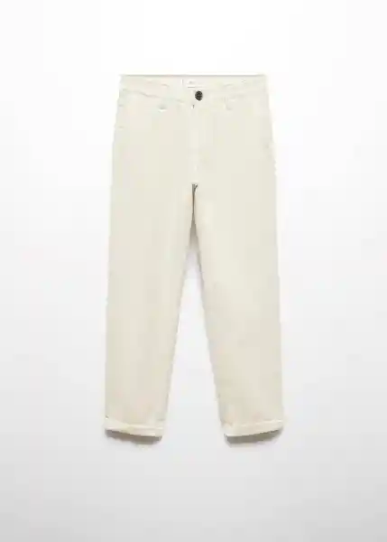 Pantalón Nico Beige Talla 09 Niños Mango